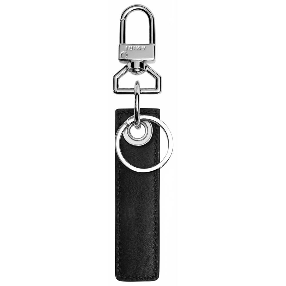 NEW AMIRI women's nappa tag keychain in black